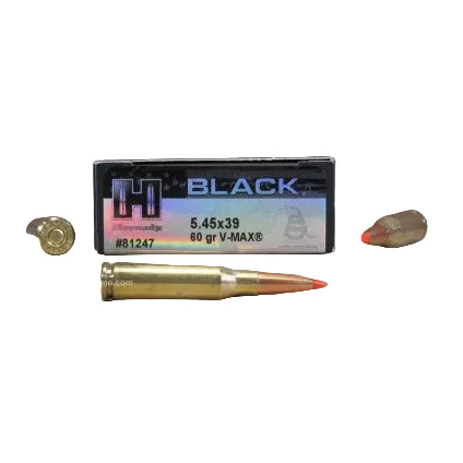 5.45x39 Hornady Black  60gr V-Max