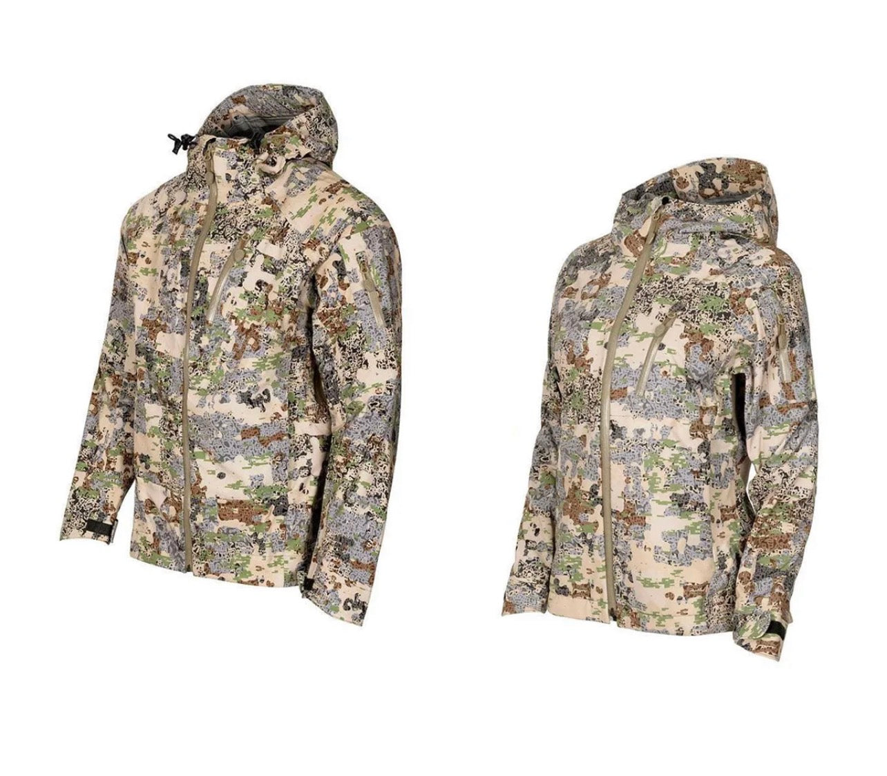 Forloh AllClima Soft Shell Jacket in Exposed — wind-resistant stretch soft shell for hunting and outdoor use