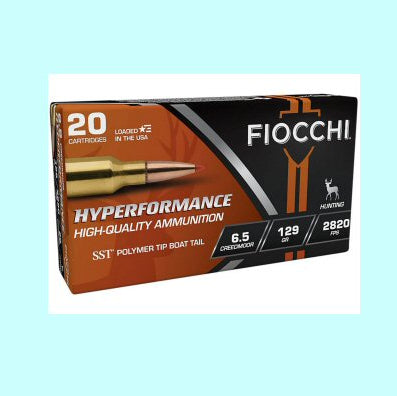 6.5 Creedmoor Fiocchi Hyperformance 129gr SST