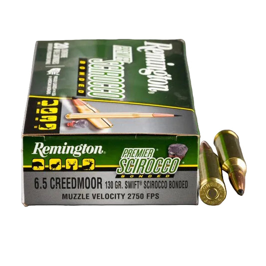 6.5 Creedmoor Remington 130gr Swift Scirocco