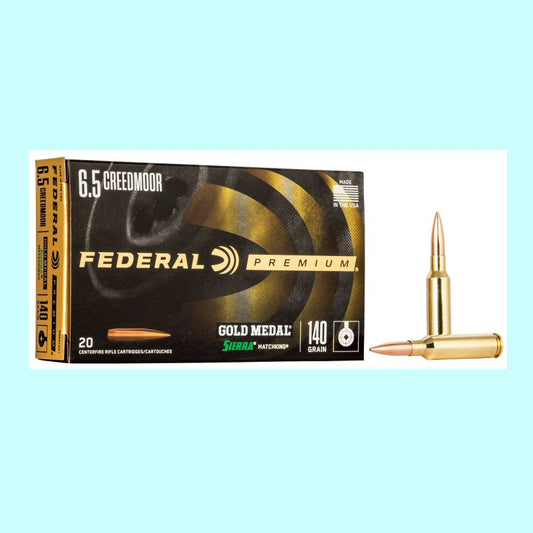6.5 Creedmoor Federal 140gr Sierra Matchking