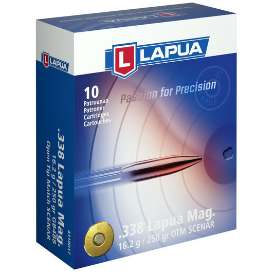 338 Lapua Mag 250gr OTM 10rds