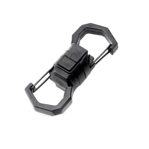 Black Angler Accessories magnetic net release with two clips and metal gates