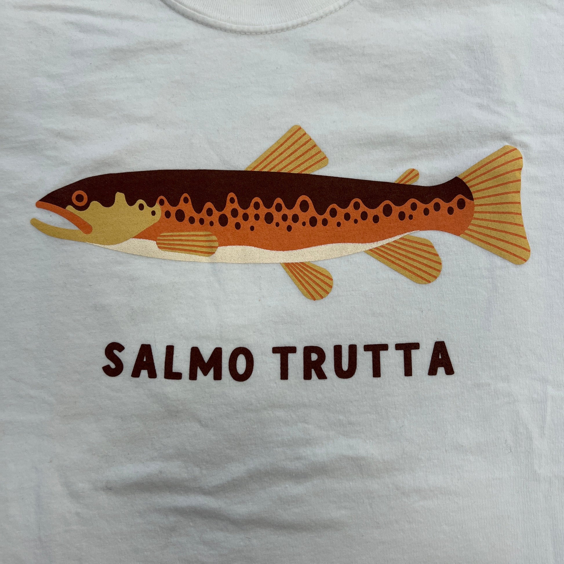 White Salmo Trutta T-Shirt | Glenwood Springs Outdoors