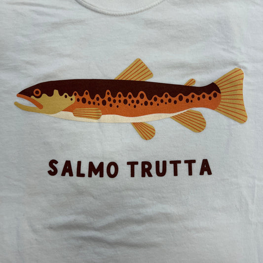 White Salmo Trutta T-Shirt | Glenwood Springs Outdoors