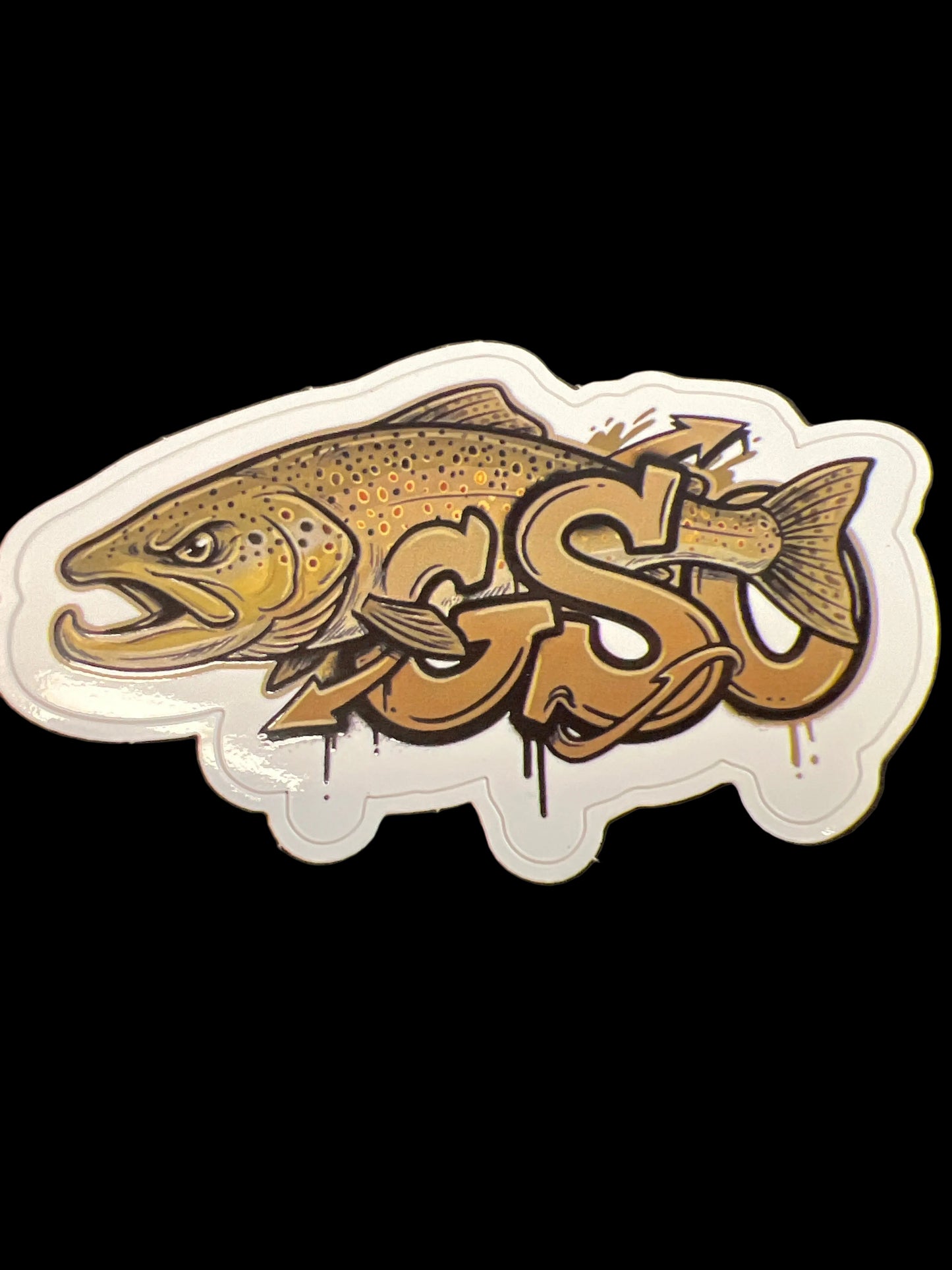 GSO Brown Trout Sticker
