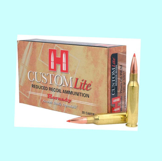 7mm-08 Rem Hornady Custom Lite 120gr SST