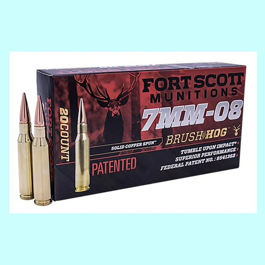 7mm-08 Rem For Scott Munitions 120gr Brush hog