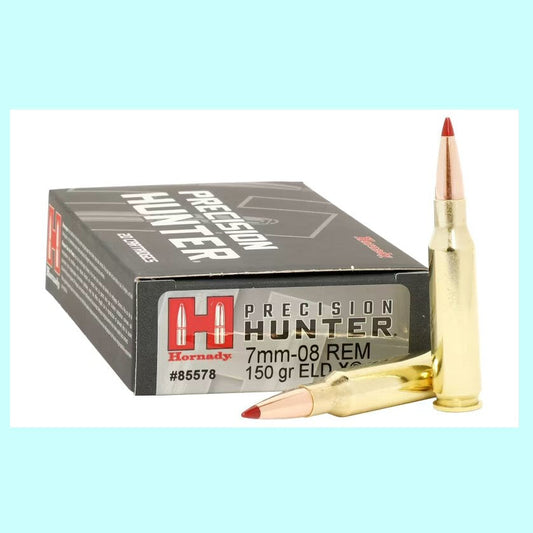 7mm-08 rem 150 gr Eld-x Hornady