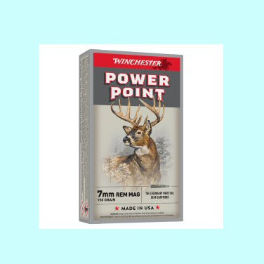 7mm Rem Mag Winchester 150gr Power Point