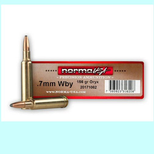 7mm Wby. Mag. Norma 156gr Oryx SP