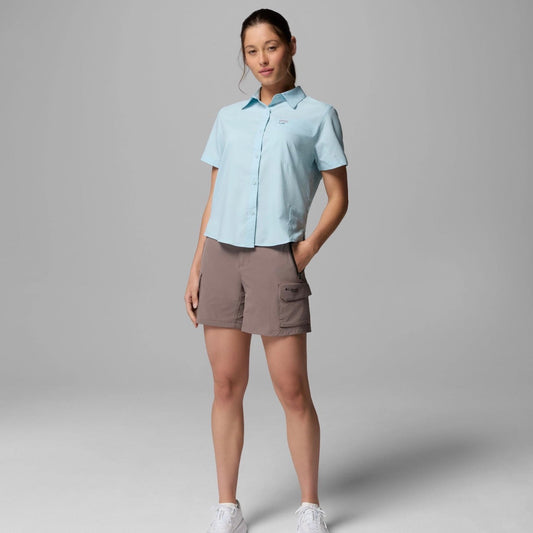 Columbia Silver Ridge Elite Women's Shirt in [Color] — UPF 50 moisture-wicking outdoor shirt, long and short sleeve options