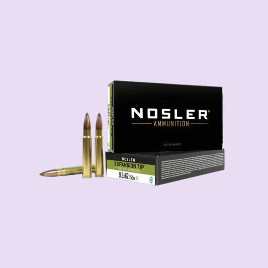 9.3x62 Nosler 250gr Expansion Tip