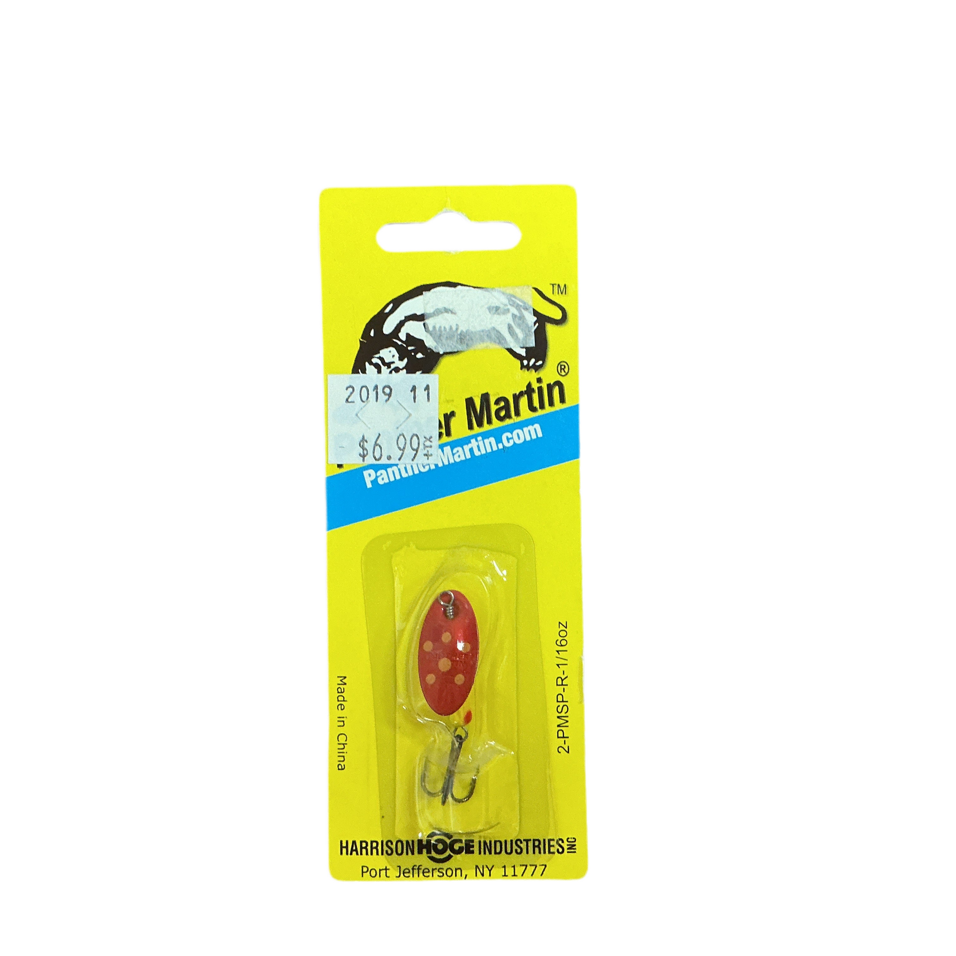 Panther martin 2 pms-r-1/16oz spotted red