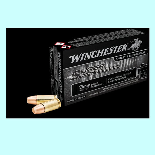 9mm 147gr Subsonic Super Suppressed – 990 fps – 50 Rounds