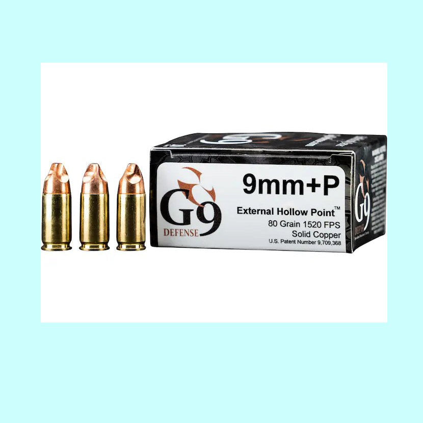 40 S&W G9 EHP 95gr 1550 fps – 20rds