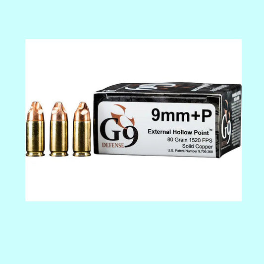 40 S&W G9 EHP 95gr 1550 fps – 20rds