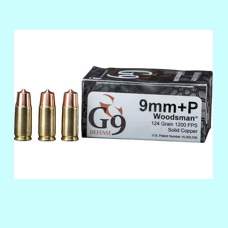 9mm +P 80gr External Hollow Point – 1500 fps – 20 Rounds