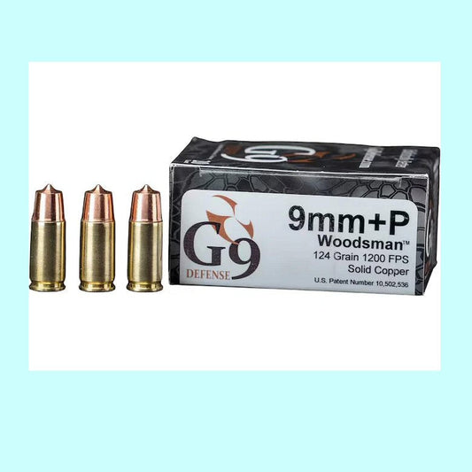 9mm +P 80gr External Hollow Point – 1500 fps – 20 Rounds