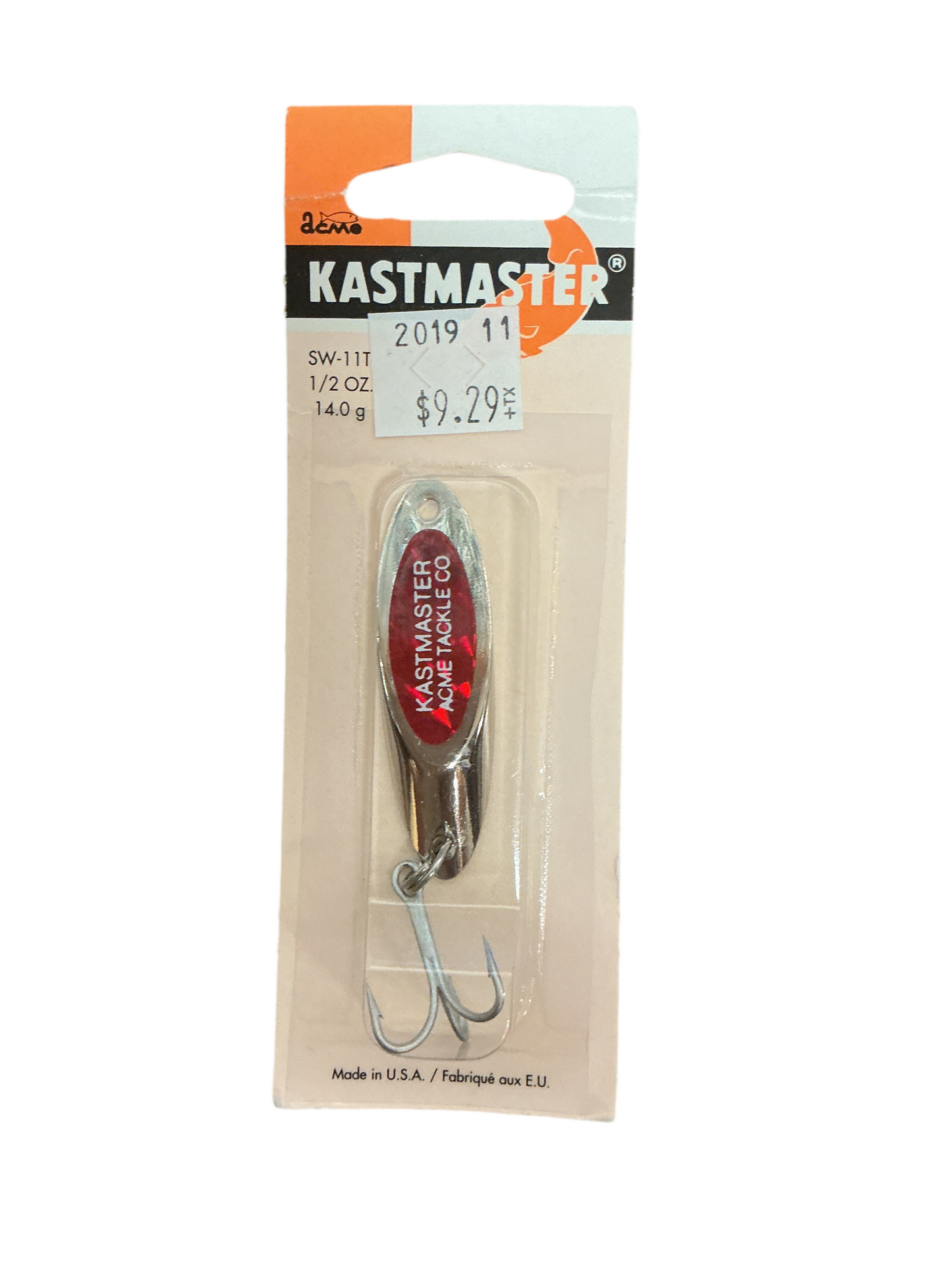 Kastmaster Acme Tackle Company 1/2oz.