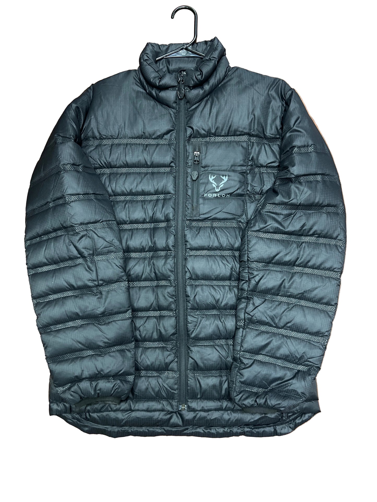 Forloh Men's Thermoneutral Down Jacket in Black — lightweight insulated hunting jacket