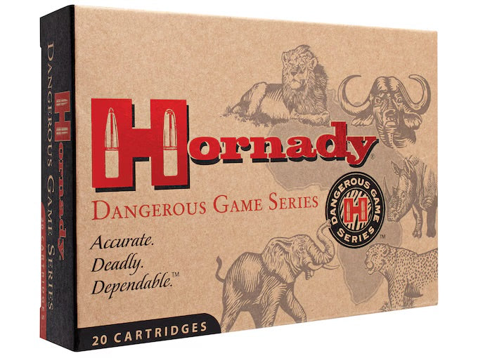 458 Lott Hornady Dangerous Game Series 500 Grain DGS
