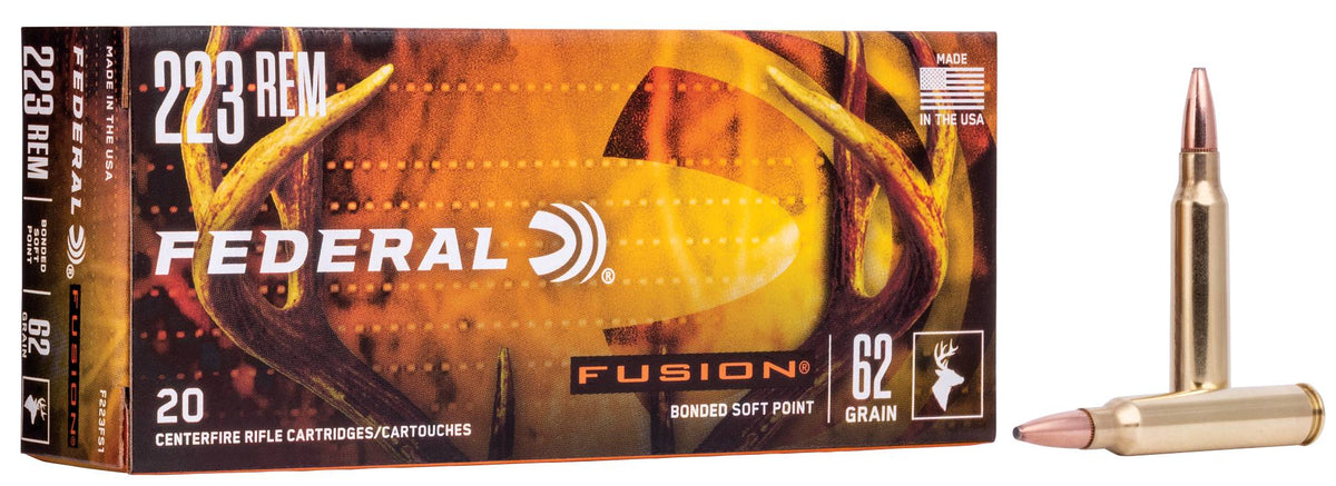 Federal Fusion .223 62gr 20rds