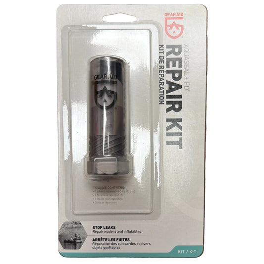 Gear Aid outdoor repair kit for waders, tents, rain gear, and dry bags