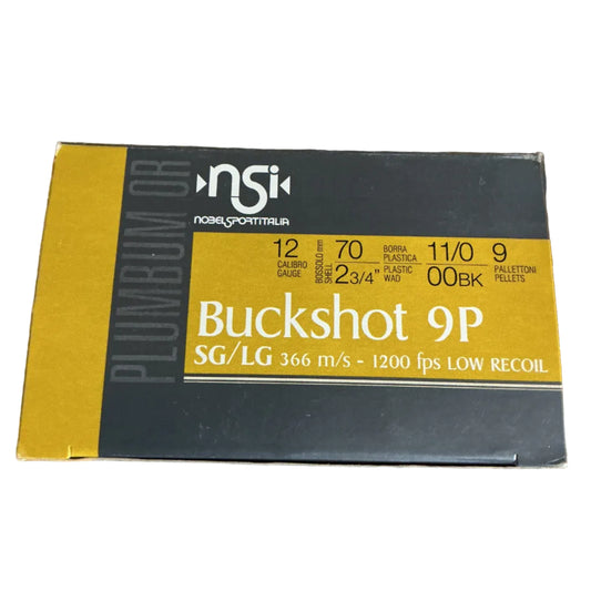 Nobel Sportit 12 Gauge Buckshot 9 P