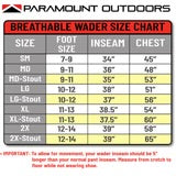 Paramount D.E.Z (Deep Eddy Zip) Waders