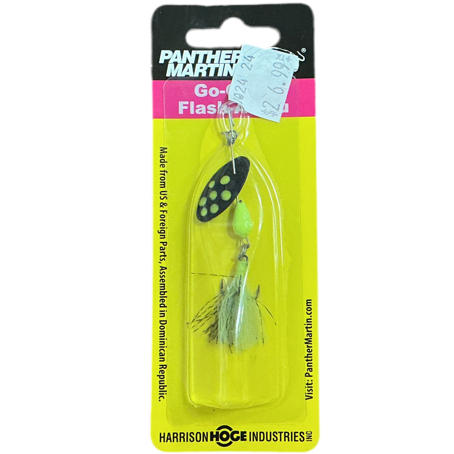 Panther Martin 2-pmggf-Bach 1/16 oz Dressed Black/Chartreuse