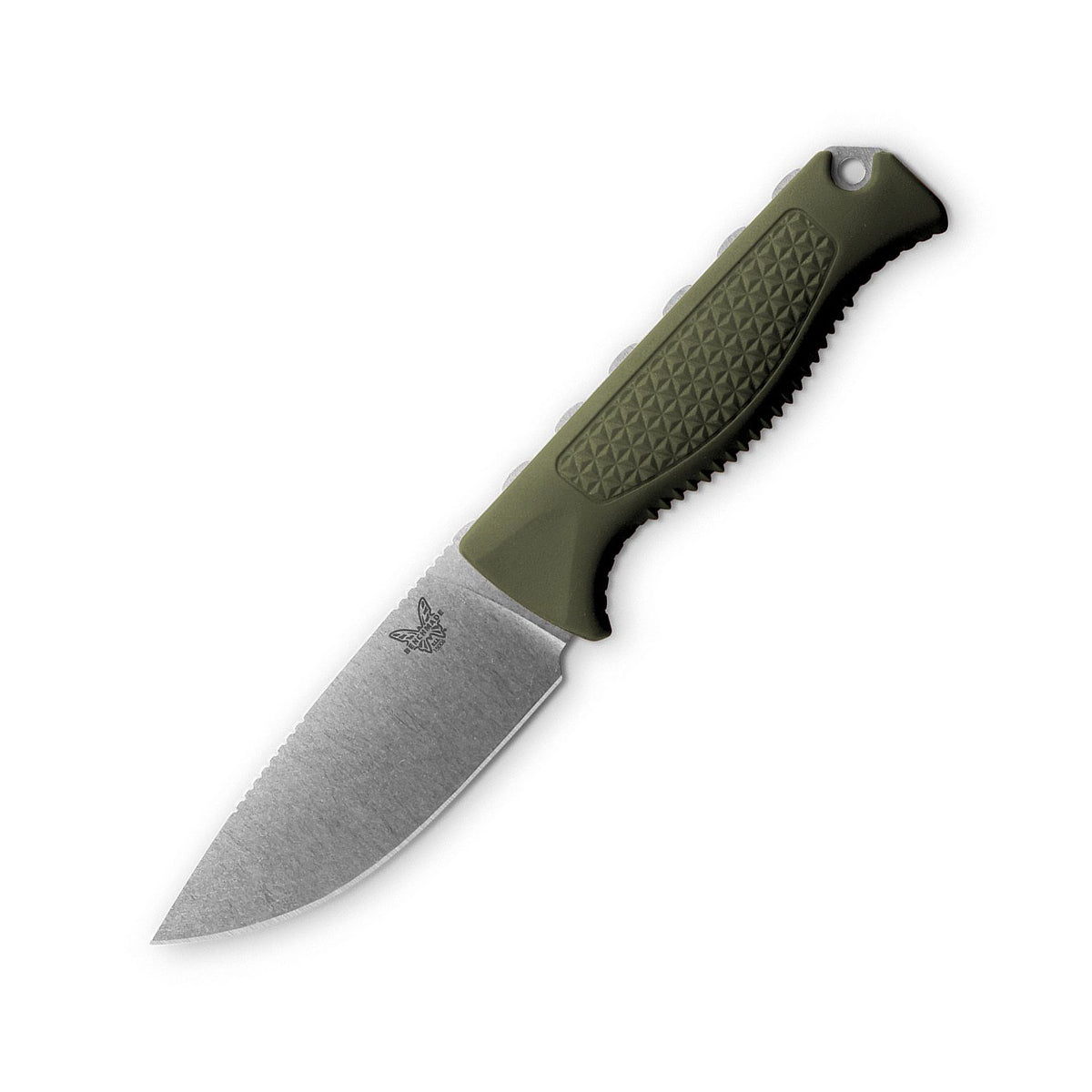 Benchmade Steep Country fixed blade hunting knife — lightweight CPM-S30V drop point blade for backcountry elk hunting