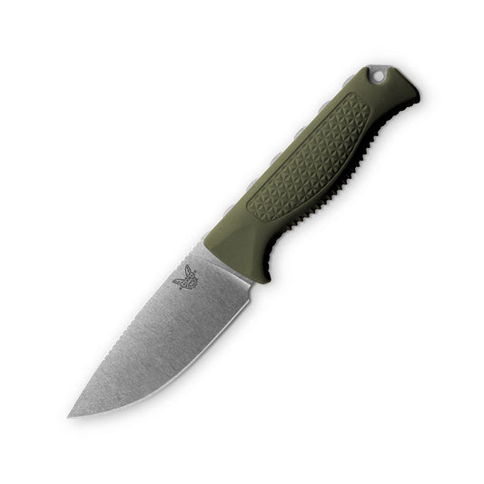 Benchmade Steep Country fixed blade hunting knife — lightweight CPM-S30V drop point blade for backcountry elk hunting