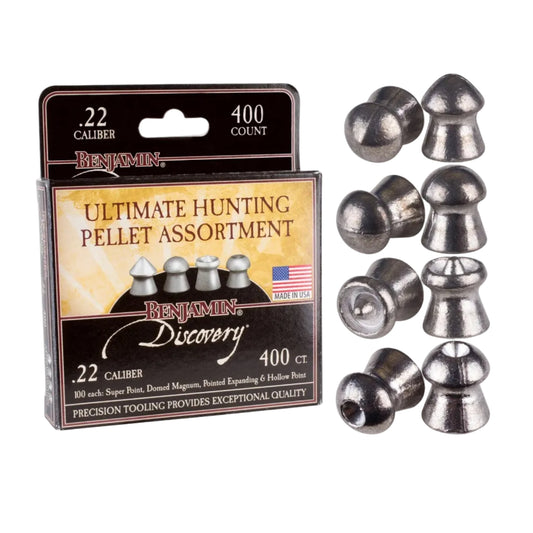 Benjamin Discovery .22 cal Ultimate Hunting Pellet Assortment 400ct
