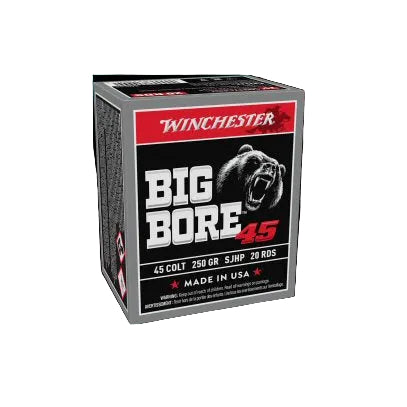 45 Colt 250gr SJHP Big Bore – 845 fps – 20 Rounds