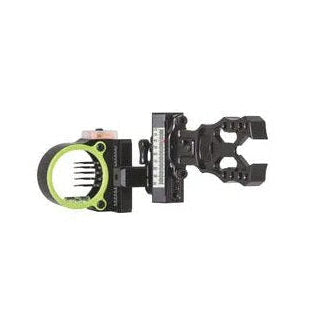 Black Gold Pro Hunter HD 5-pin bow sight with PhotoChromatic auto-adjusting fiber optic pins and machined aluminum housing — bowhunting sight for low-light performance