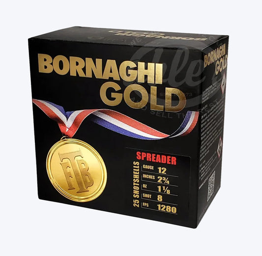 Bornaghi Gold Spreader 12GA 2 3/4 1280FPS 1 1/8OZ #8
