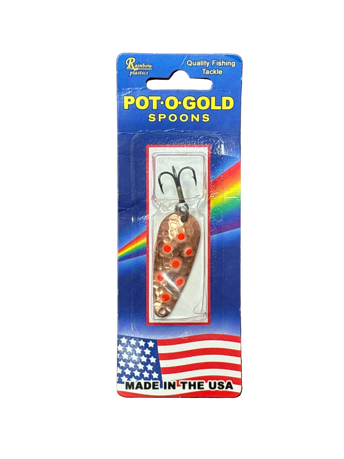 Rainbow Plastics Pot-O-Gold Spoon 1/4 oz Casting/Trolling Lure