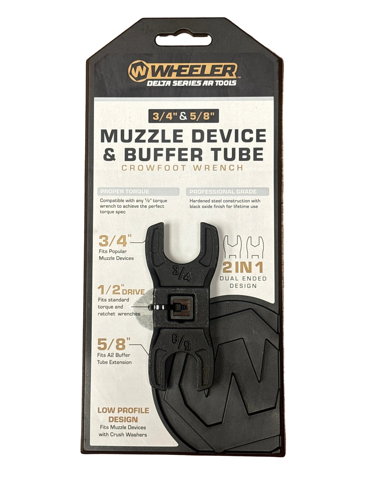 Wheeler Muzzle Device & Buffer Tube Crowfoot Wrench