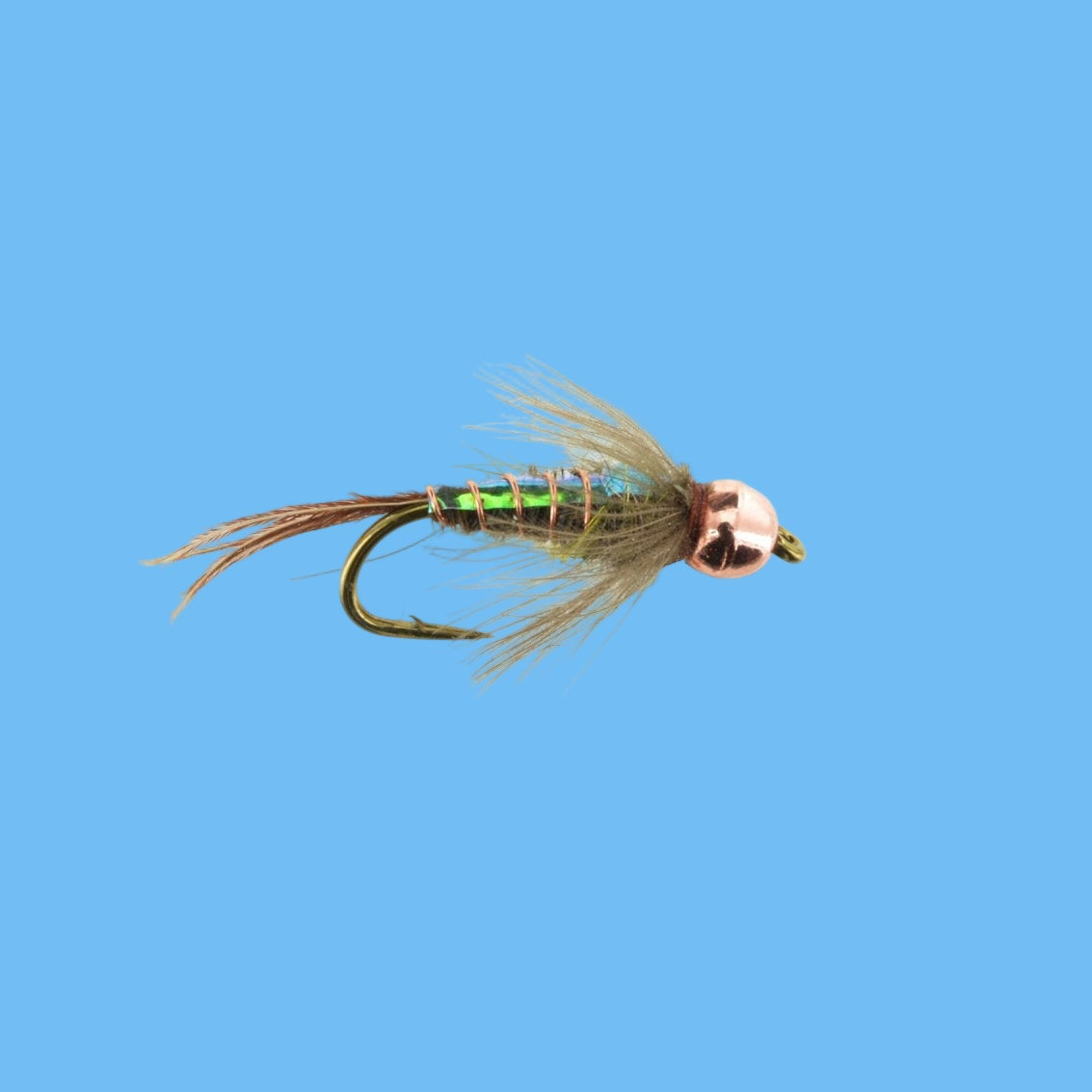 CDC Pheasant Tail Flashback Tungsten Bead