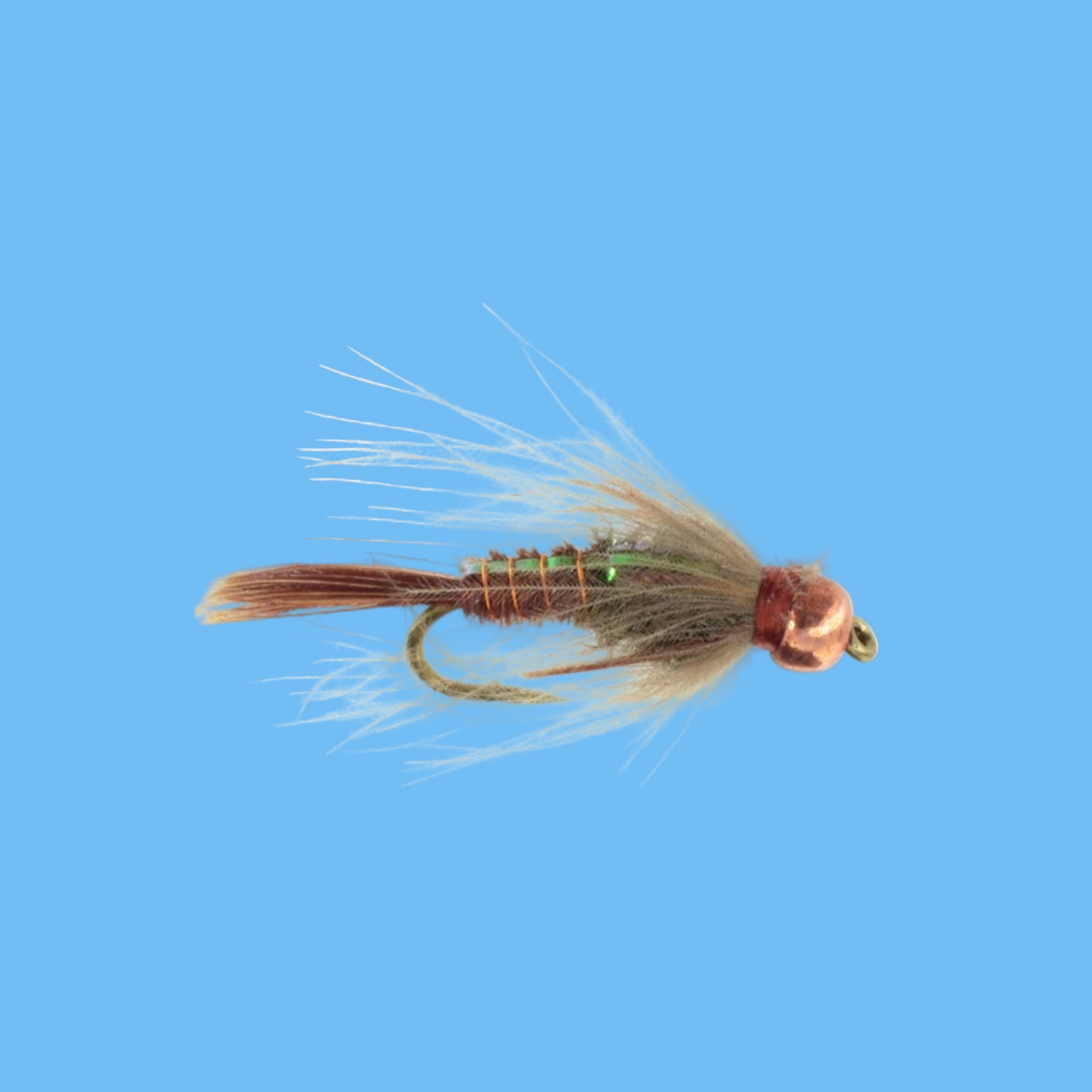 CDC Pheasant Tail Flashback Tungsten Bead