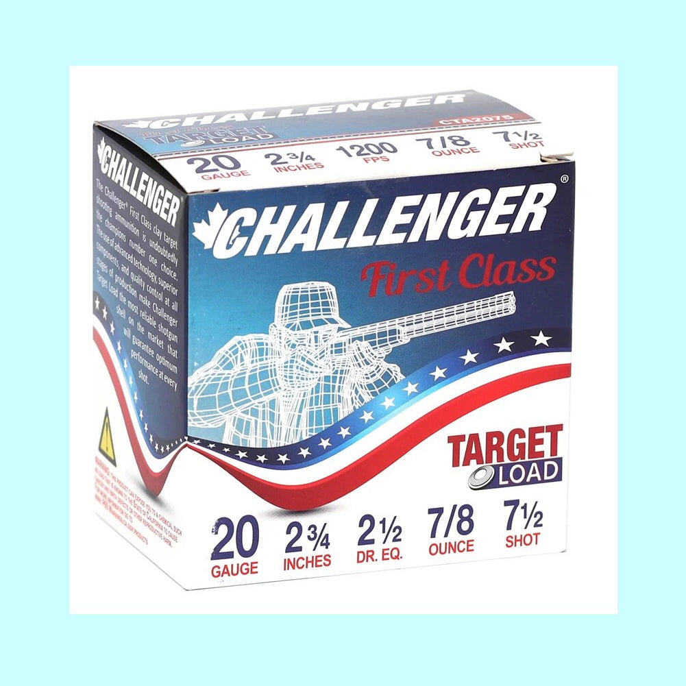 Challenger First Class Target Load 12 Gauge 2 3/4" 1oz #7½ Shot 1290fps