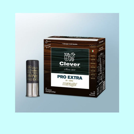 Clever T4 Pro Extra – 12 Gauge, 2 3/4"  7/8 oz  8 Shot 1325 FPS - Case
