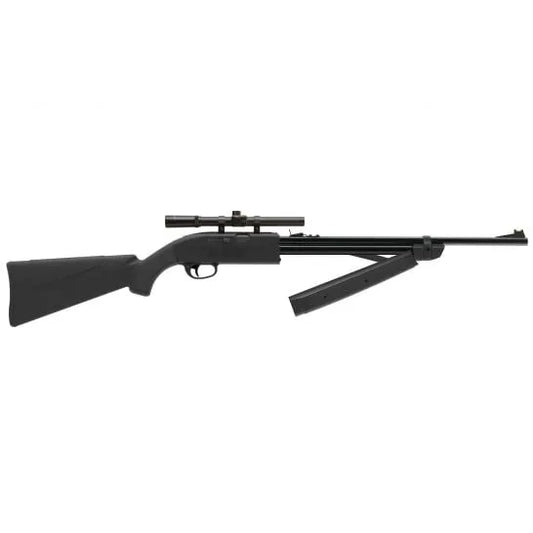 Crosman Legacy 1000 variable pump pneumatic air rifle with traditional hardwood stock — .177 caliber BB and pellet rifle reaching 1,000 fps for plinking, target shooting, and small game hunting