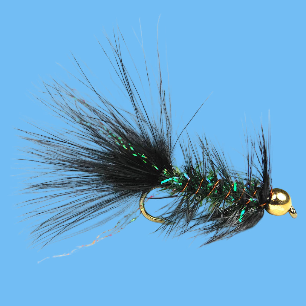 BH Crystal Bugger - Black - Streamer Fly Pattern | Glenwood Springs ...