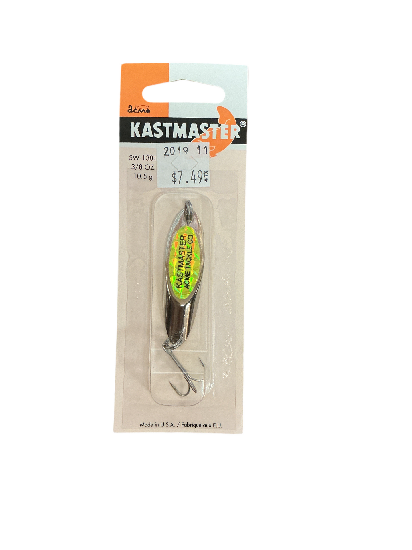 Kastmaster Acme Tackle Company 3/8oz.