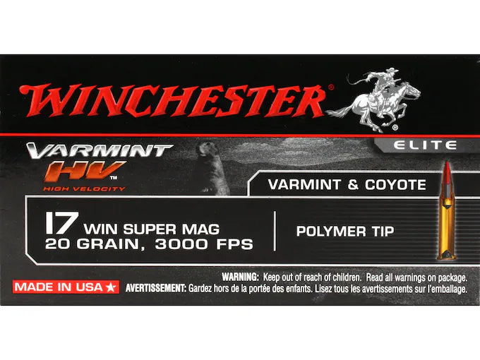 Winchester 17 Win Super Mag 20 GRN 50 RND