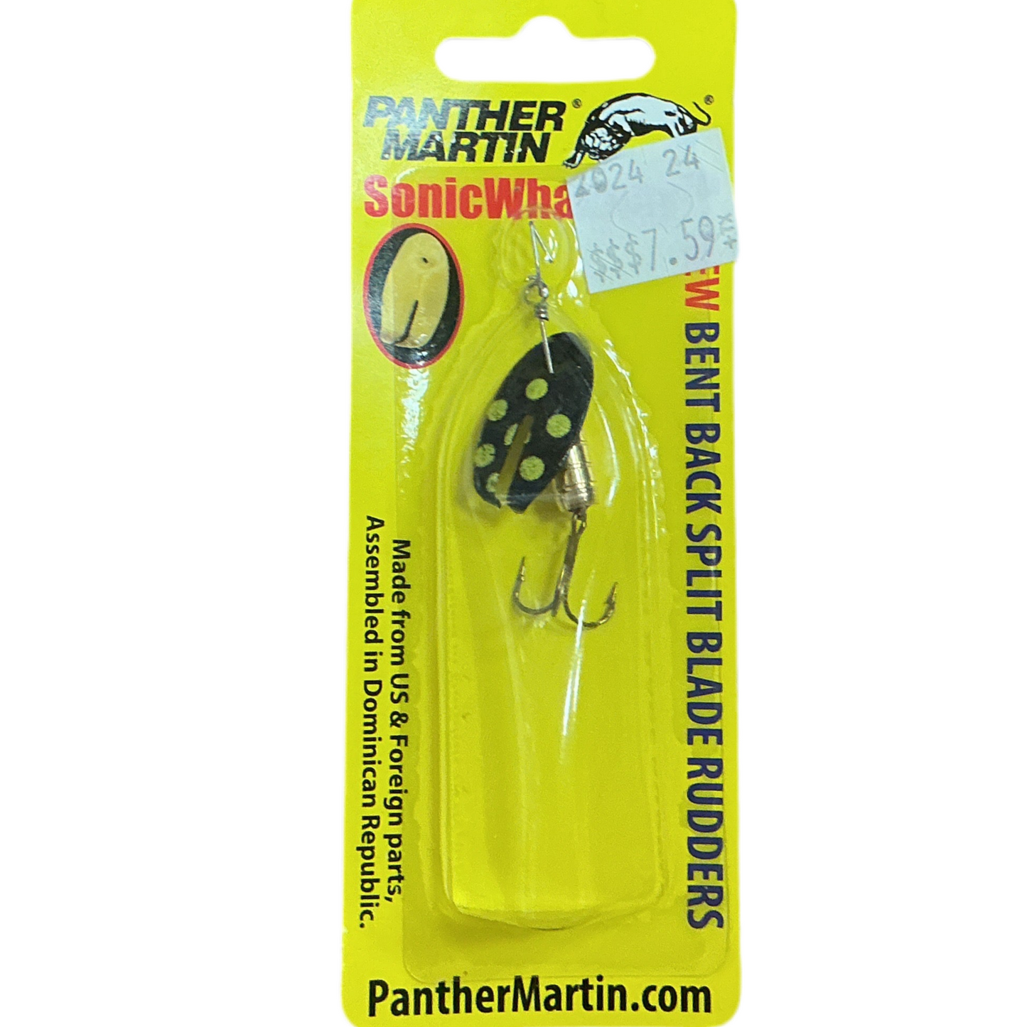 Panther Martin SonicWhammy 1/16oz PMSNW-SPBK - Spotted Black