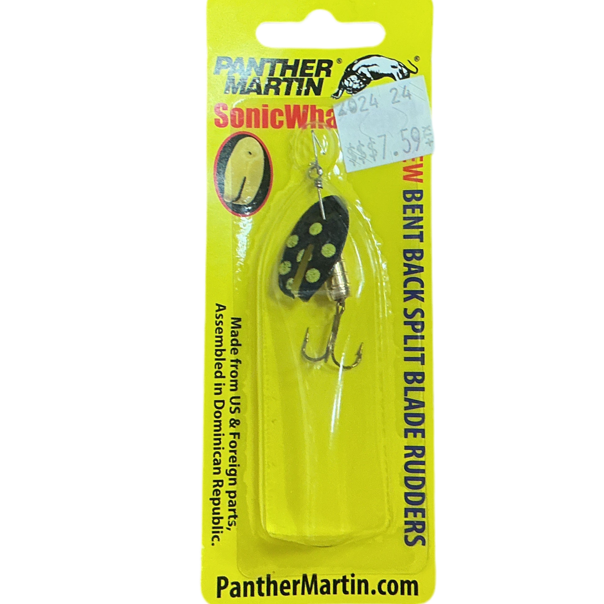 Panther Martin SonicWhammy 1/16oz PMSNW-SPBK - Spotted Black