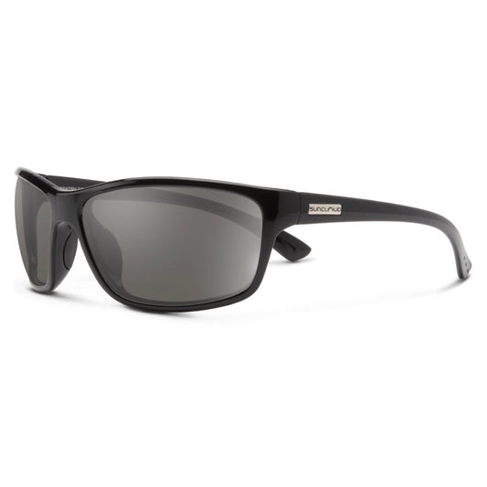 Suncloud Sentry polarized sunglasses in [Black / Tortoise] — lightweight fishing and outdoor eyewear with UV protection